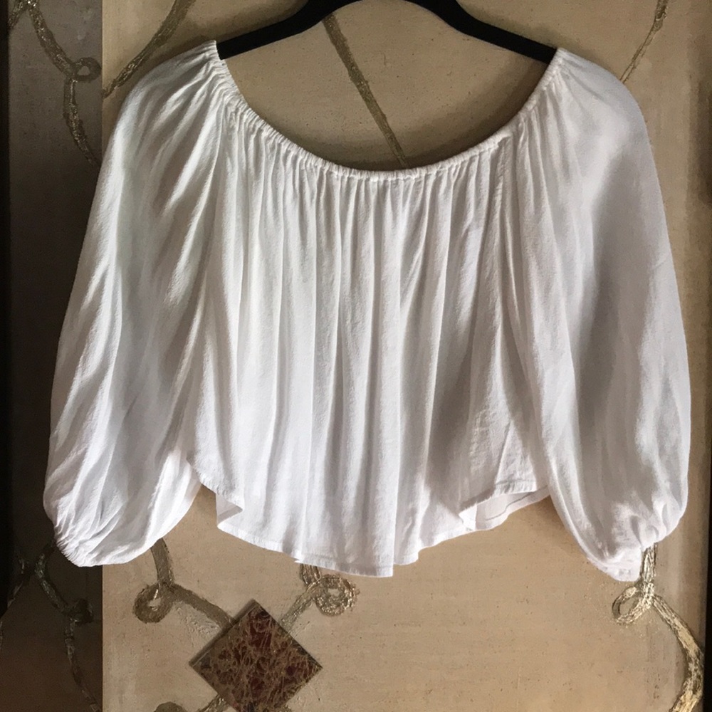 White Crop Top